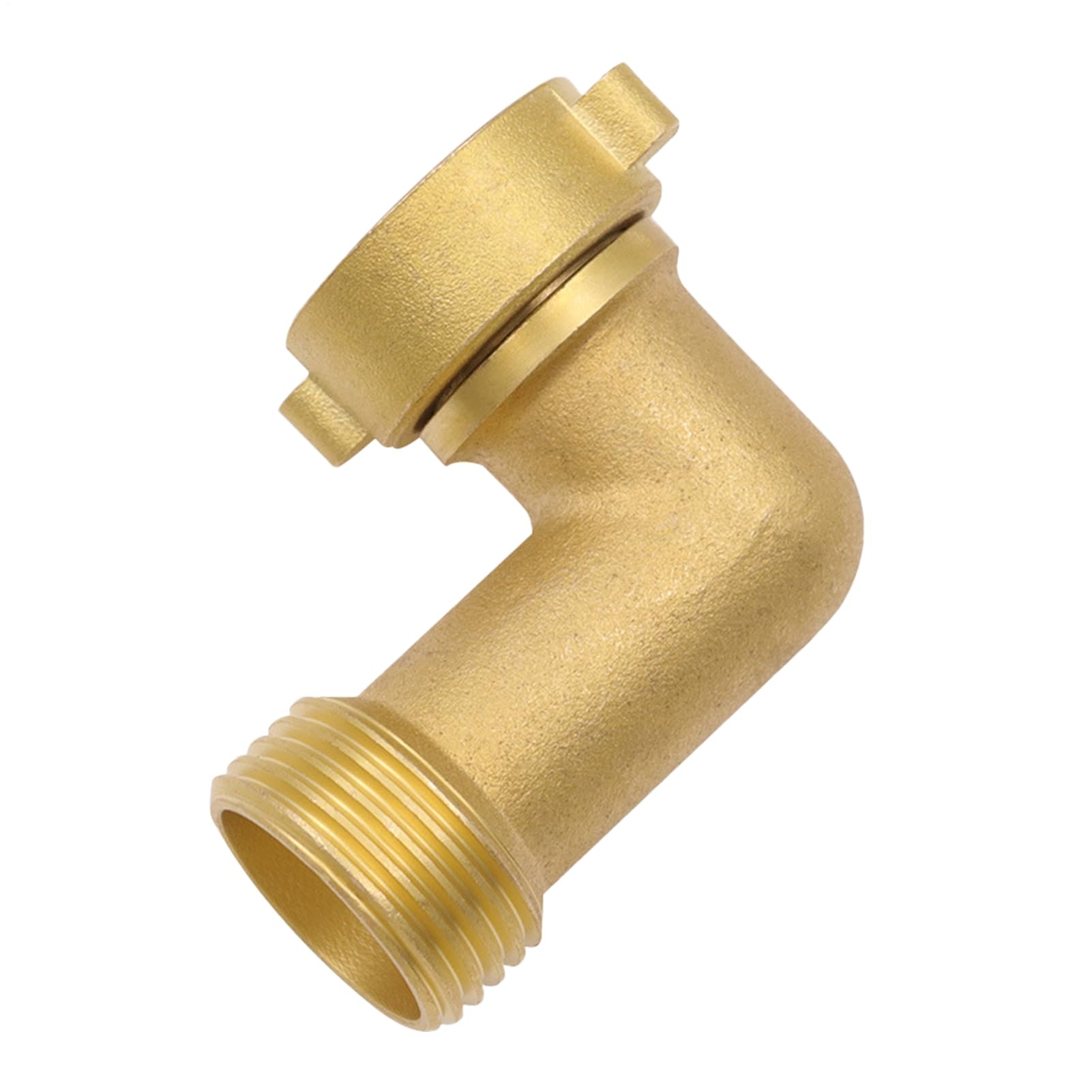 Brass Garden Hose Elbow Connector | 55x26x44mm | 3/4" NPT | RV, Washing Machine, Faucet Compatible