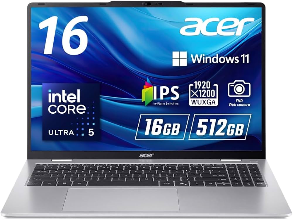 Acer ノートパソコン Corei5 メモリ16GB SSD512GB 大画面 Acer ノートパソコン Corei5 メモリ16GB SSD512GB 大画面 Acer ノート