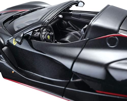 Miniatura 3 de Maisto 1:24 Línea de montaje LaFerrari Aperta - Negro Grande