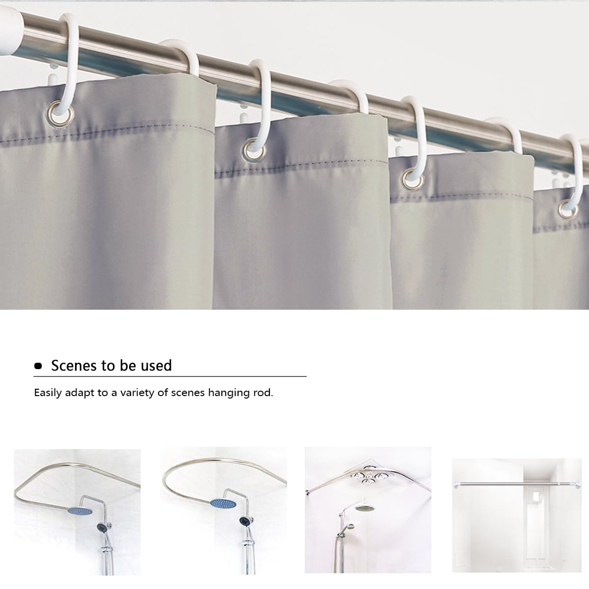 Rideau de douche salle de bain abstrait orange sarcelle W200xL200 cm