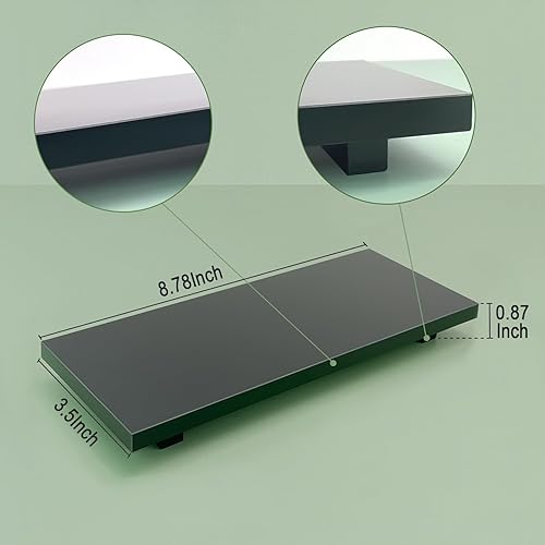 Miniatura 3 de Soporte elevador de pedestal para jabón, bandeja de jabón de baño de cocina, color negro