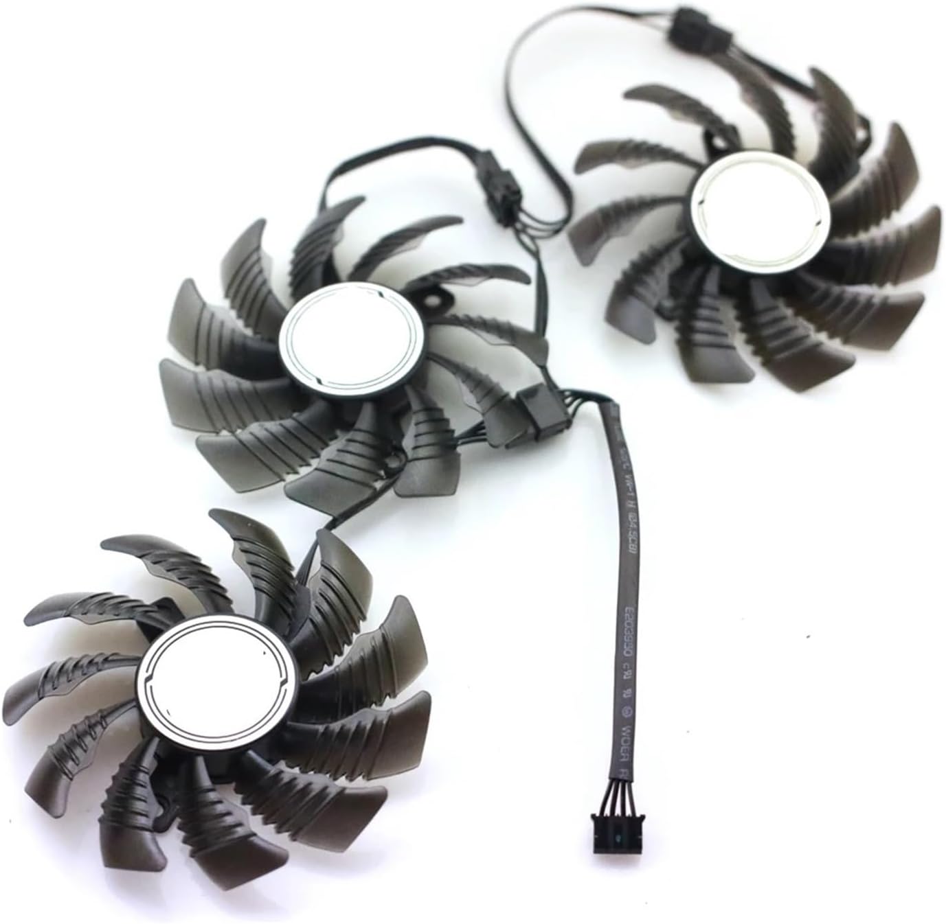 1pcs T128010SU DC12V 0.35A 77mm 4Pin Fan A380 6GB RX6700XT 6700 6600XT Graphics Card Cooling Fan(T128010SU-Pair)