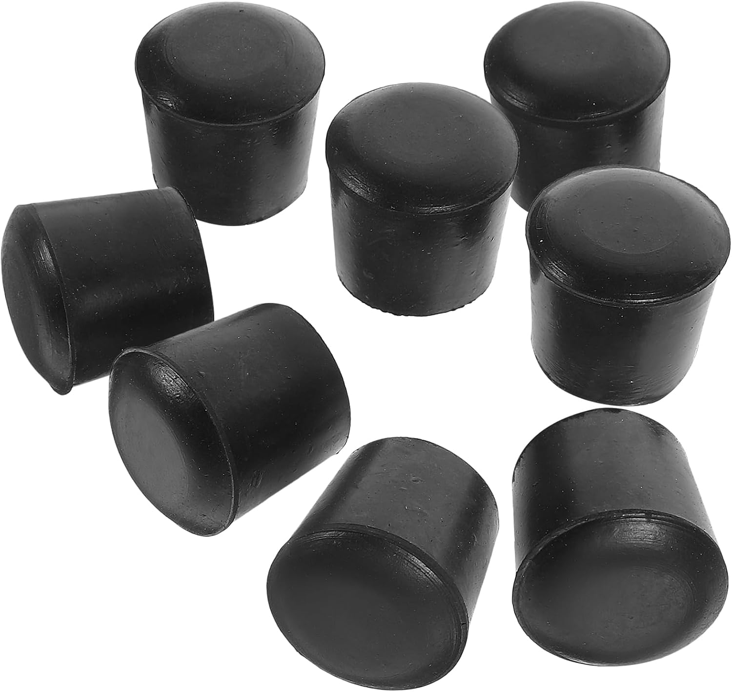 Uonlytech 24 Pcs Rubber Feet Pegs for Kitchen Anti-Scald Pad Leg Protectors Round Trivet Foot Pads for Placemat Protection and Hot Plate Support Compact Durable Rubber Leg Tips