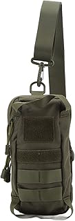 Mochila Militar, Bolsa De Estilingue Tática, Bolsa De Mochila Molle à Prova D'água Militar Sing Pack Bolsa De Ombro Para Corrida De Caça Ao Ar Livre(Verde)