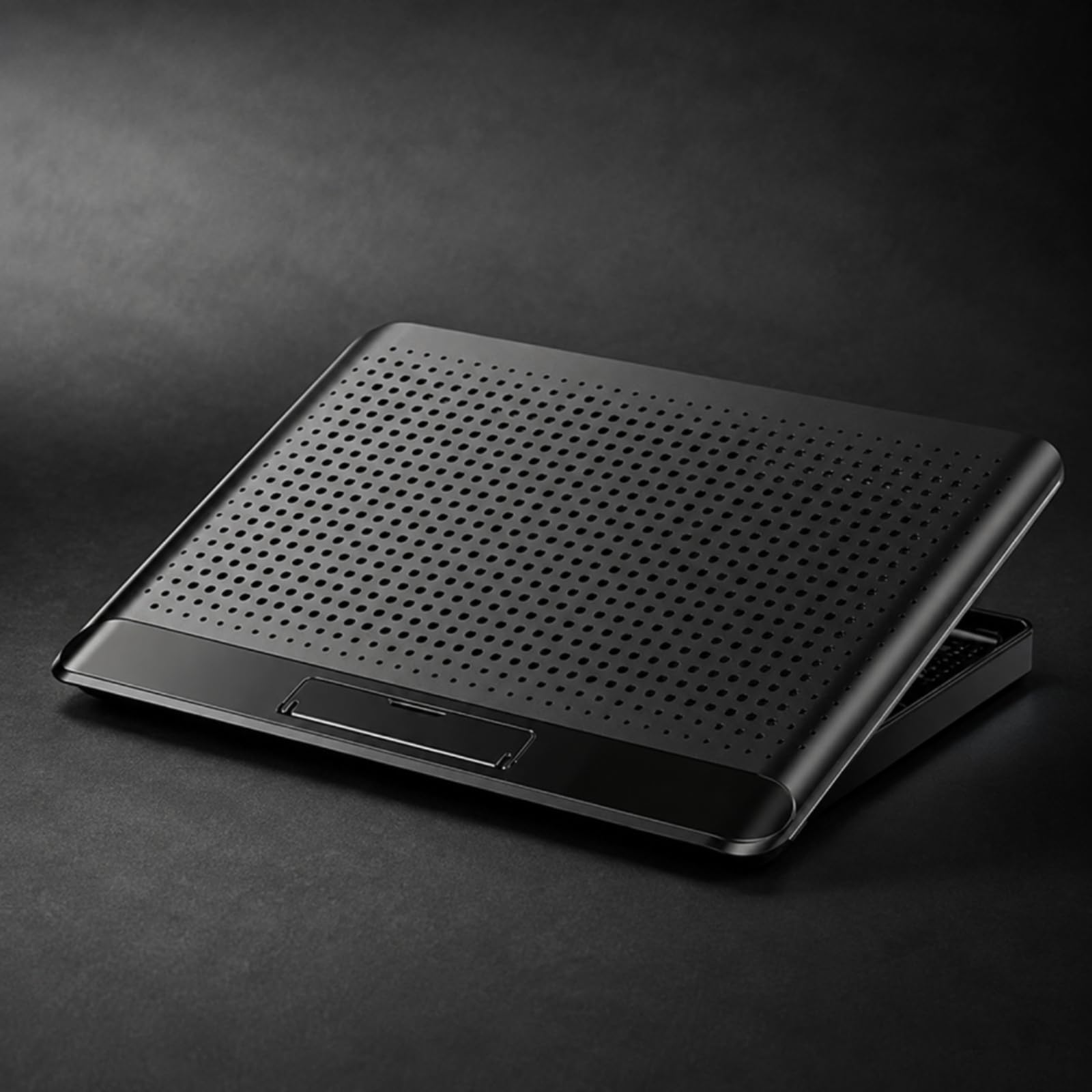 Supporto di raffreddamento per computer portatile con porte USB, supporto ventilato per laptop con sei ventole, tappetino di raffreddamento leggero per ufficio, studenti, argento