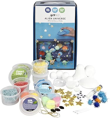 Creativ Company Deutschland GmbH 97064 Alien World Model Kit with F Multi-Coloured