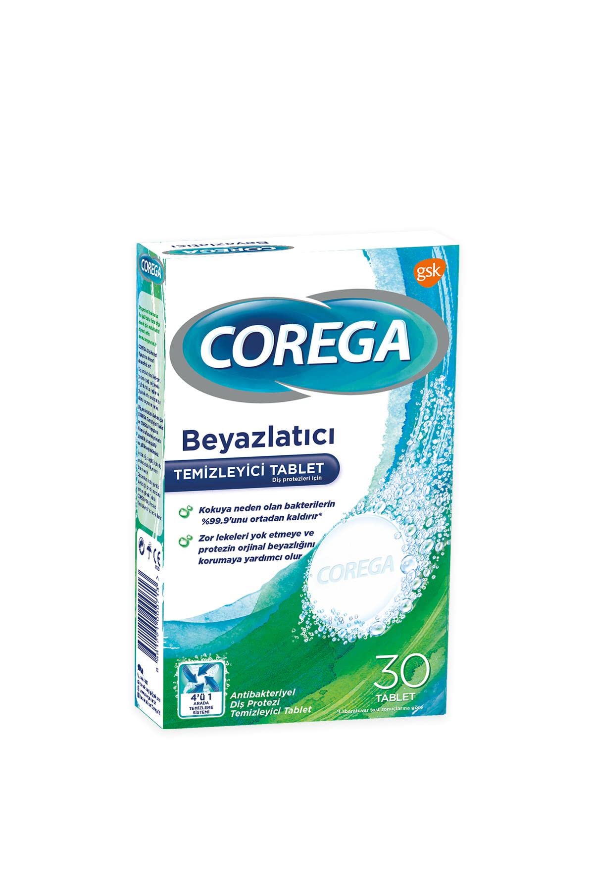 Corega Beyazlatıcı Tablet 90'lı Paket