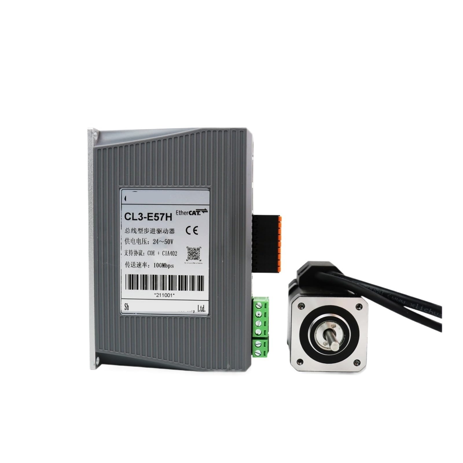 Sterownik silnika krokowego Nema 17 zamknięta pętla ze sterownikiem CL3-E57H 5A zestaw Zasilacz DC24V 36V 48V DC Silnik (zestaw Nema17 0,72Nm)
