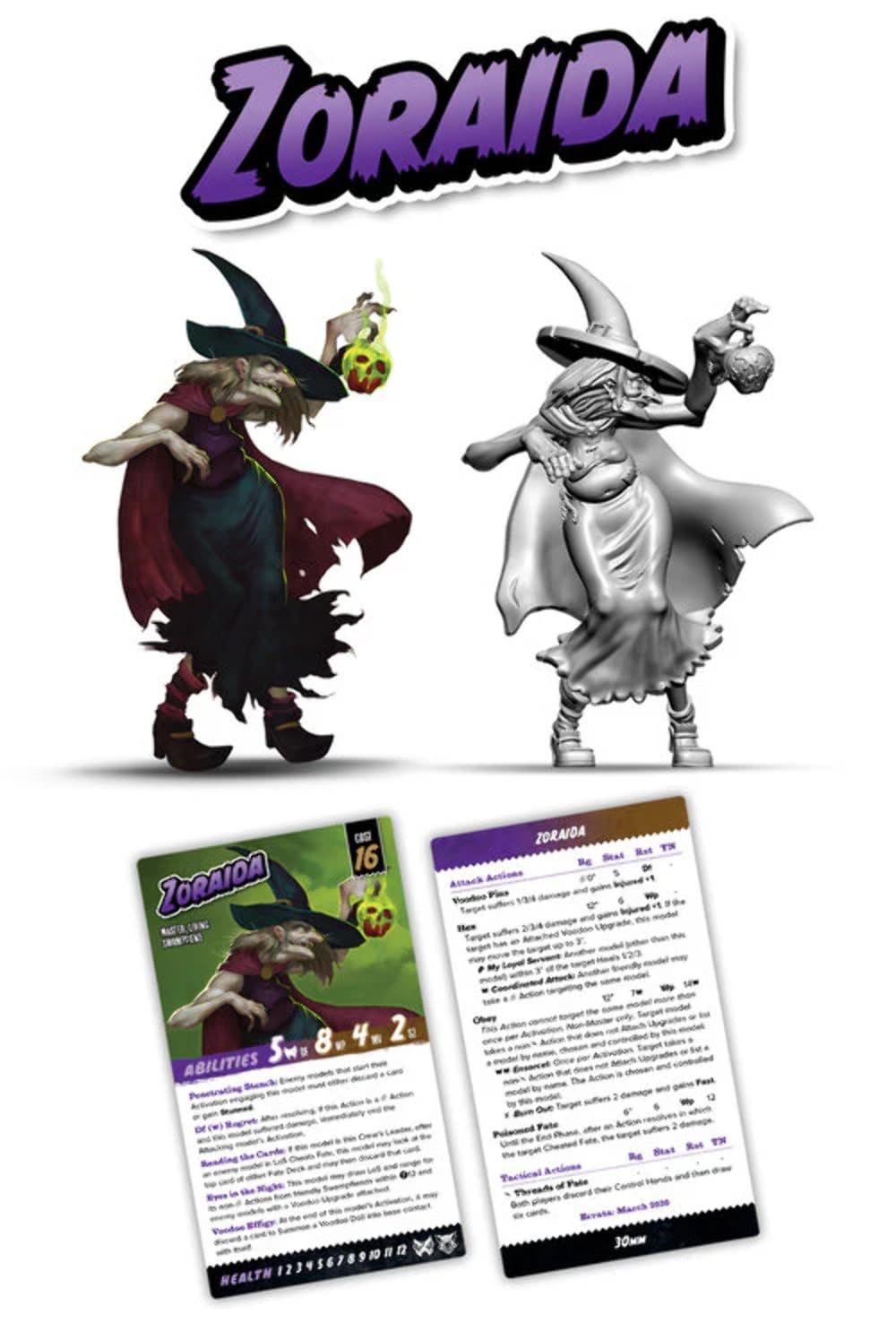 Malifaux Terza Edizione Limitata - Marcio Harvest Toil and Trouble