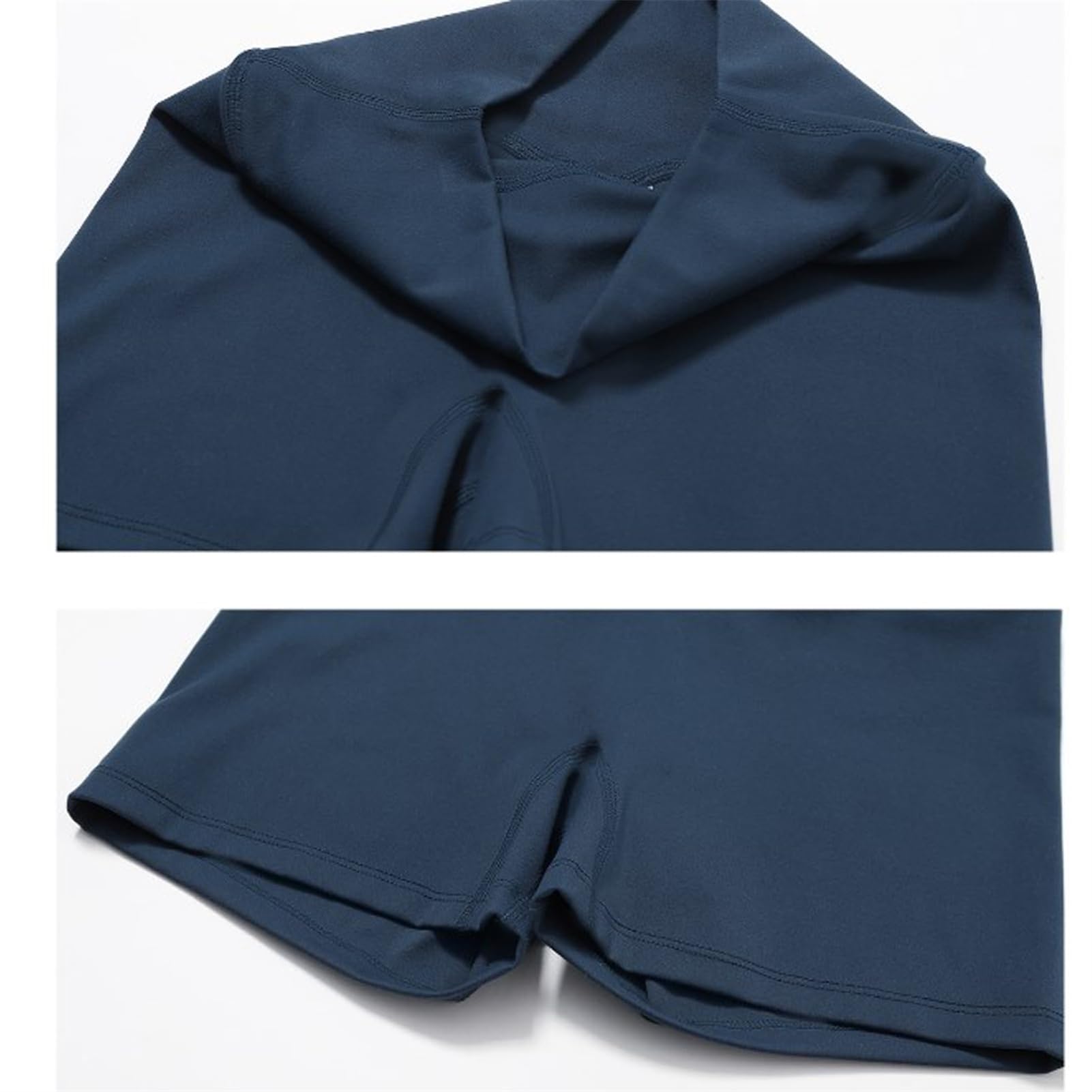 Damski 2-częściowy zestaw dresowy na ramiączkach, dopasowany tank, top top, wysoki stan, spodenki treningowe, niebieski, S, Niebieski, S
