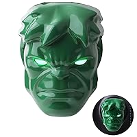 Vista 2 de Cubierta de botón de encendido del coche, anillo decorativo de accesorios antiarañazos para interruptor de encendido General Motors (Hulk Verde)