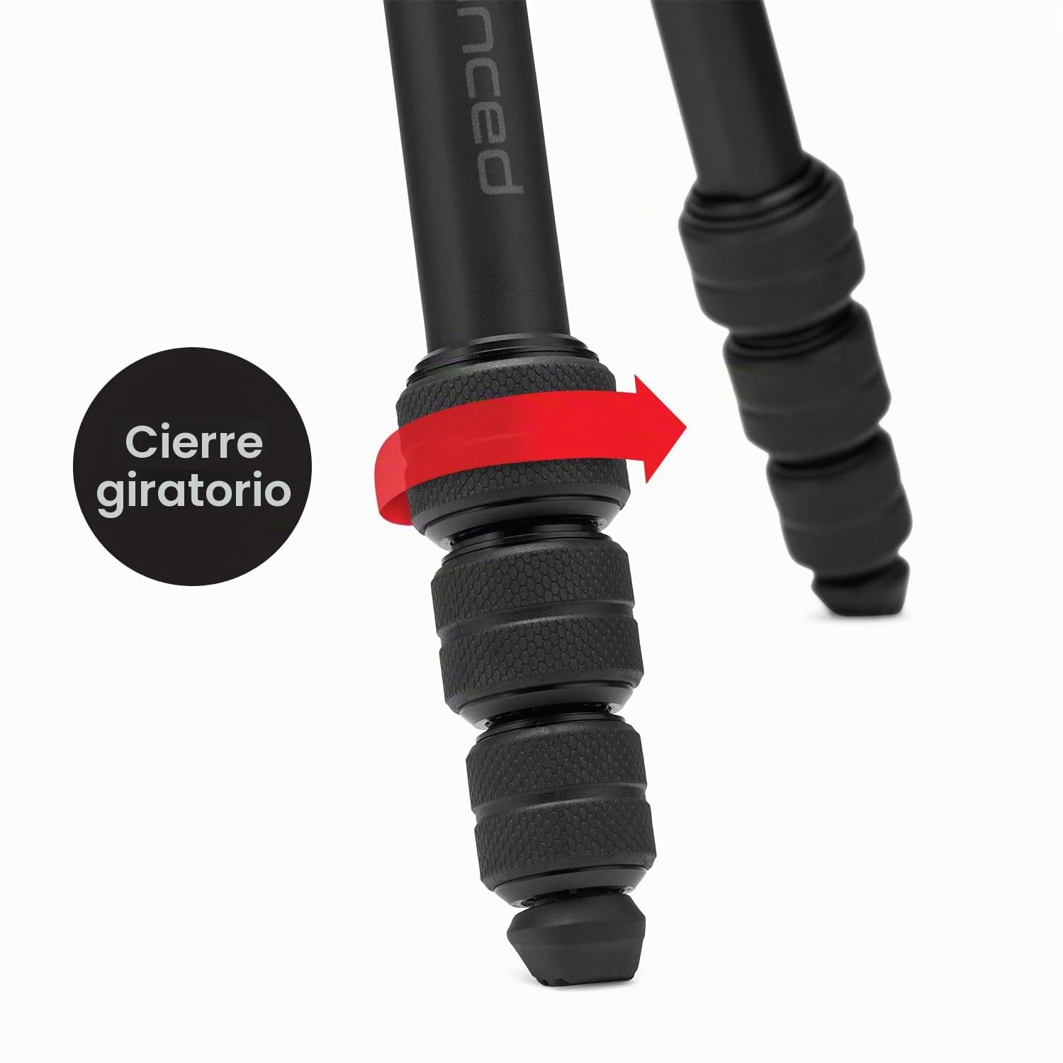Manfrotto Befree Advanced AS, Trípode de Cámara, Twist Lock, en Aluminio, Compatible Arca-Swiss, Kit Trípode de Viaje Portátil con Rótula, para DSLR, Cámaras sin Espejo, Accesorios de Fotografía