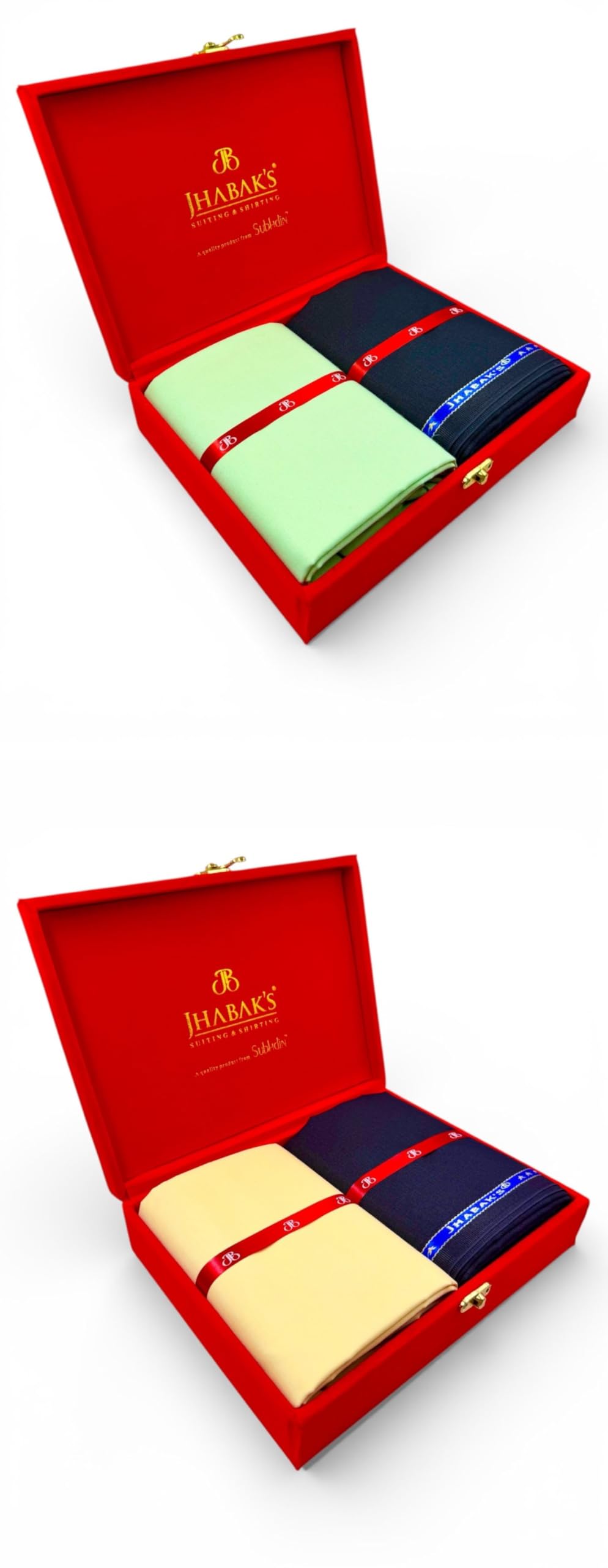 jhabak's Unstitched Cotton Blend Solid Shirt & Trouser Fabric - 2.25 m Shirt Cloth - 1.20 m Pant Piece (Pack of 2 Velvet) - L-picture-45