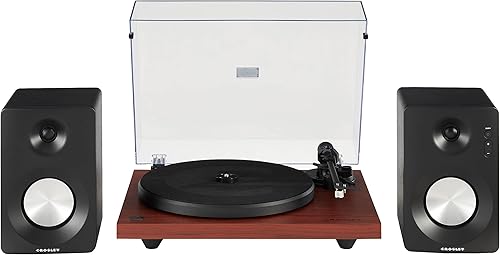 Miniatura 14 de Crosley C6B-MA tocadiscos Bluetooth con accionamiento por correa con brazo de tono ajustable, caoba Mahogany,Nuez,Blanco,Negro