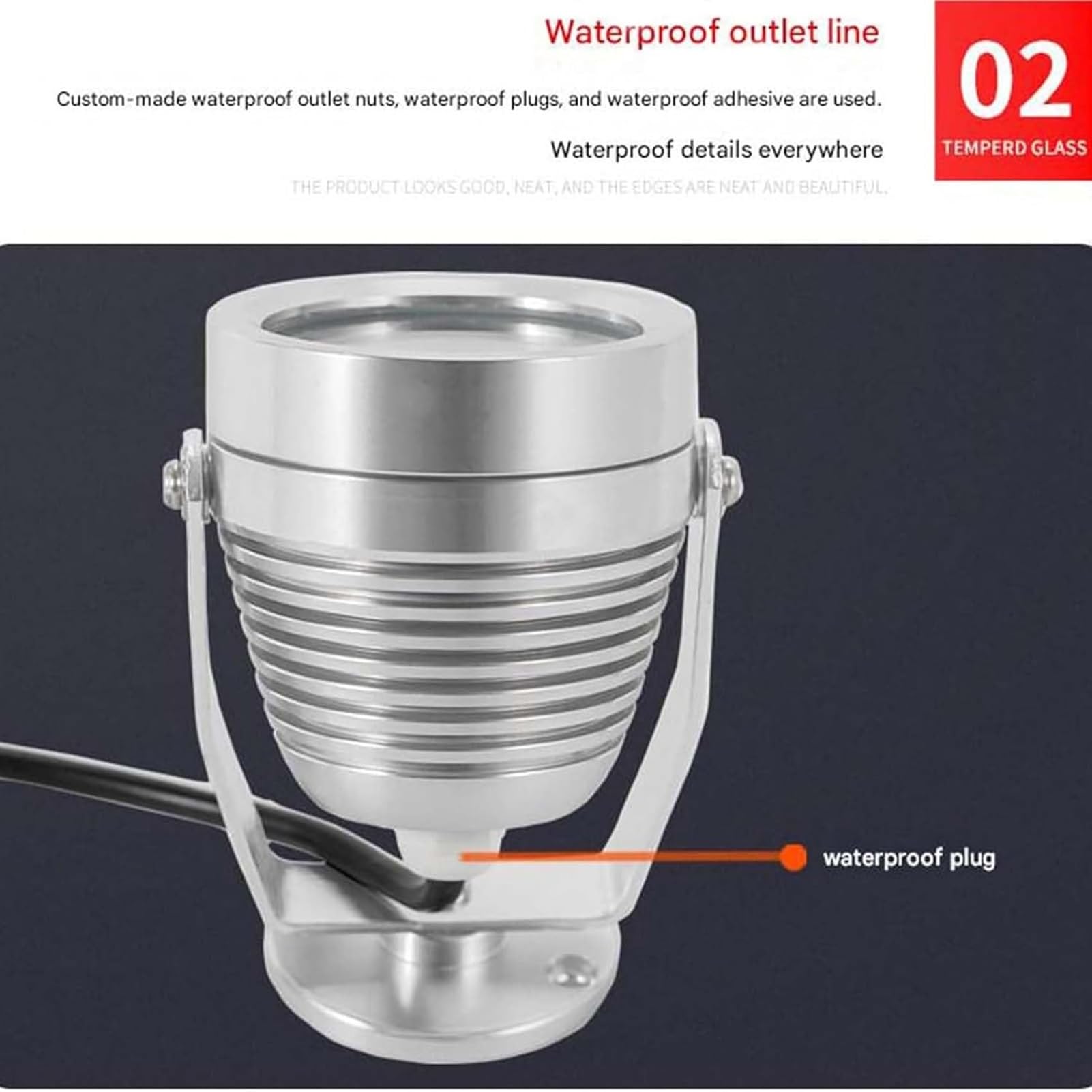 Białe światło LED, Reflektor 12 V, Uzupełniające światła Noktowizor w pełnym kolorze do monitoringu, oświetlenie pomocnicze do postów kontroli społeczności