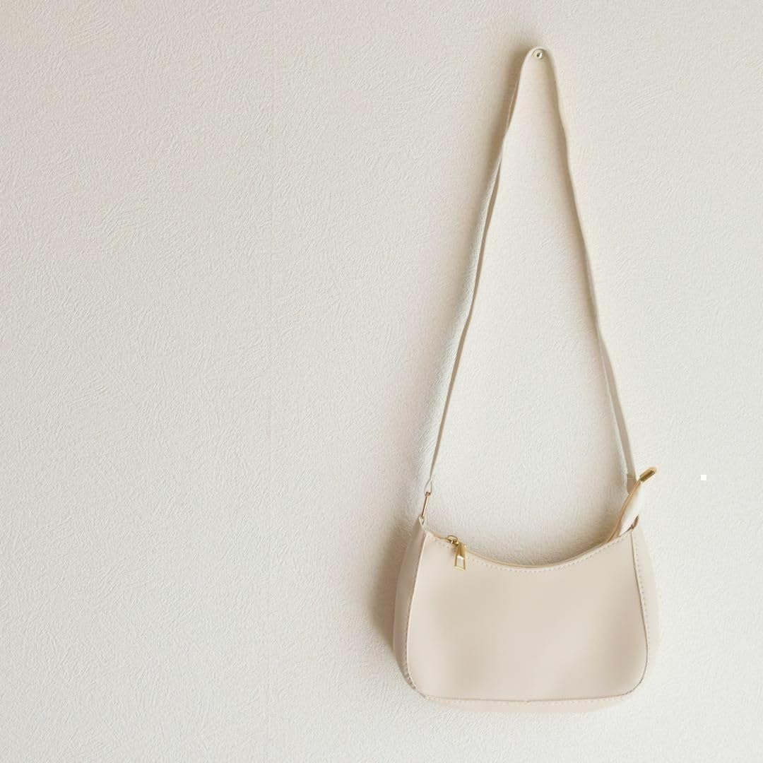 Amazon.co.jp: ショルダーバッグ ポシェット カジュアル ホワイト 白