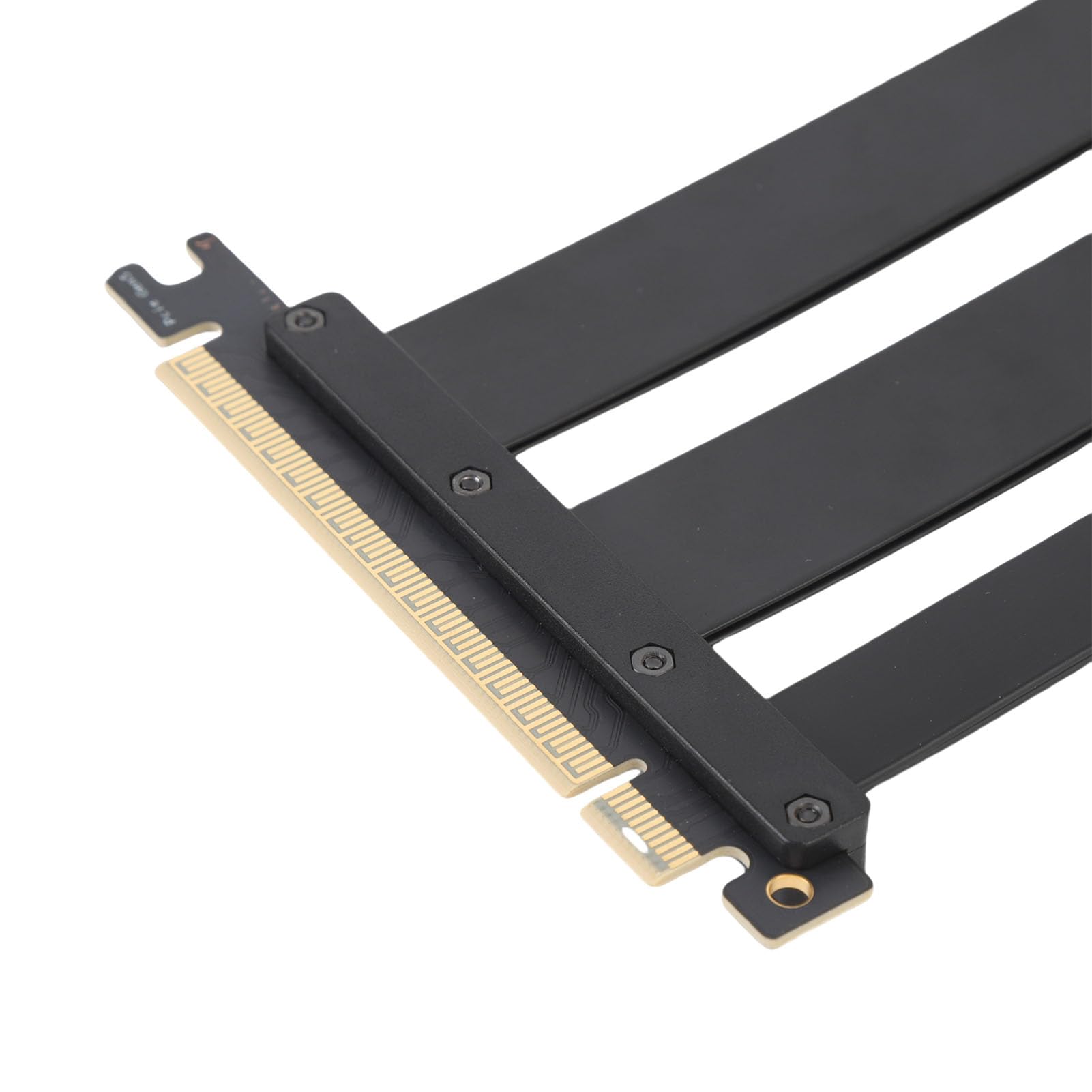Zunate Kabel Pionowy PCIE 5.0 X16, Gen 5 GPU Graficzna Karta Przedłużacza Kabel Exter -Celd 128 Gbps 90 Stopni Adapter dla 4090 TI, PC Case Server ITX Buduje Systemy Chłodzenia Wody (15 cm)