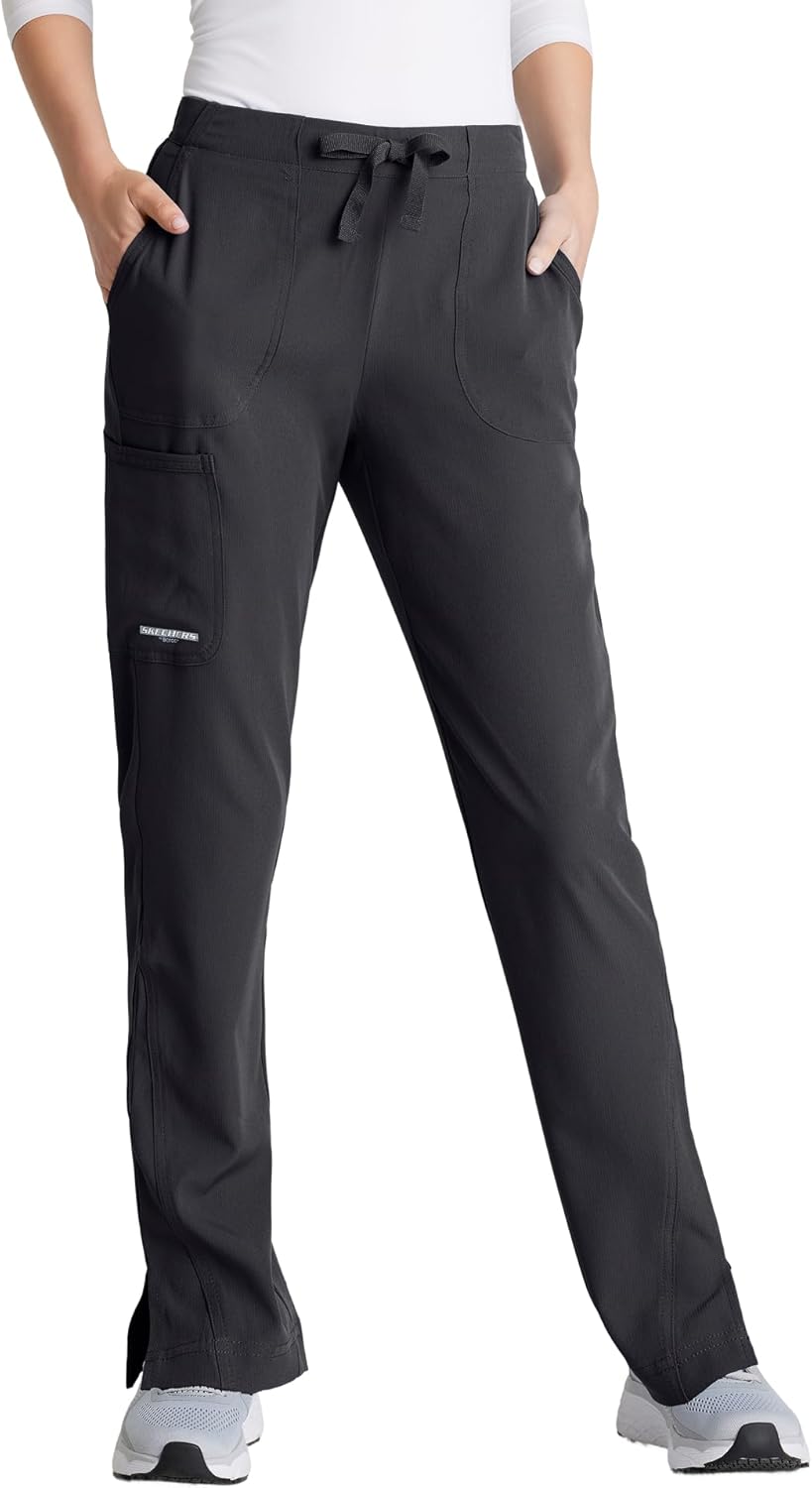 BARCO Skechers Vitality Charge Scrub Pant for Women - Mid-Rise Medical Pant, 4-Way Stretch Women's Scrub Pant