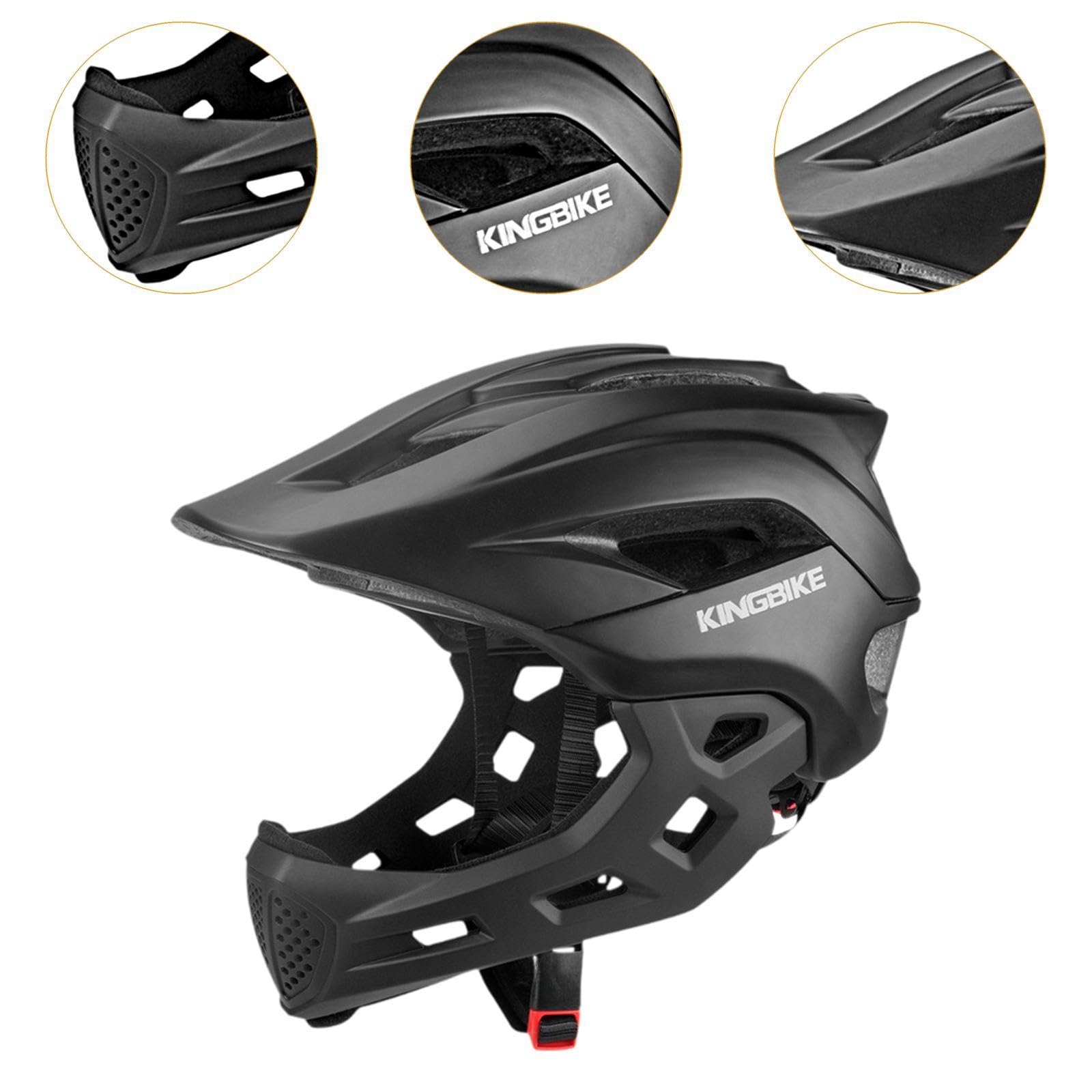 Casque Intégral pour Vélo Enfant, Idéal pour Le Skateboard, Le Roller et Le Vélo de Route.