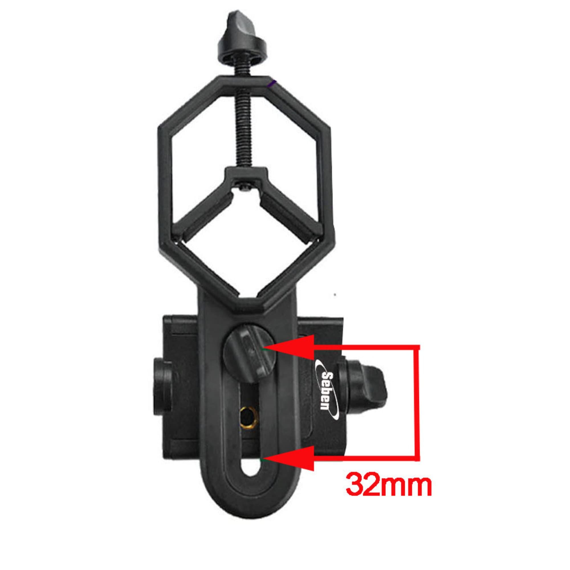Seben DKA5 adattatore per smartphone per telescopi, cannocchiali, binocoli, monocoli o microscopi digiscoping con supporto flessibile