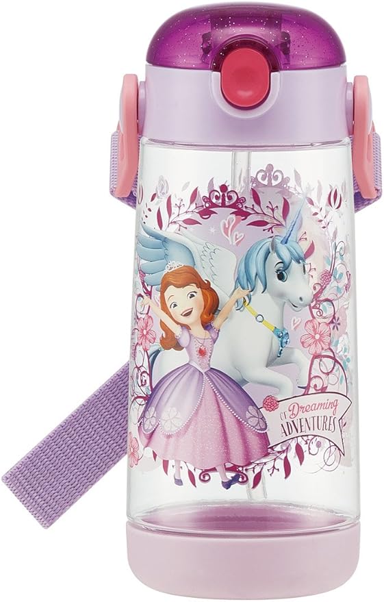 Amazon スケーター 子供用 水筒 クリアボトル ストロー付き ソフィア ディズニー 480ml Pdsh5 水筒 マグボトル オンライン通販