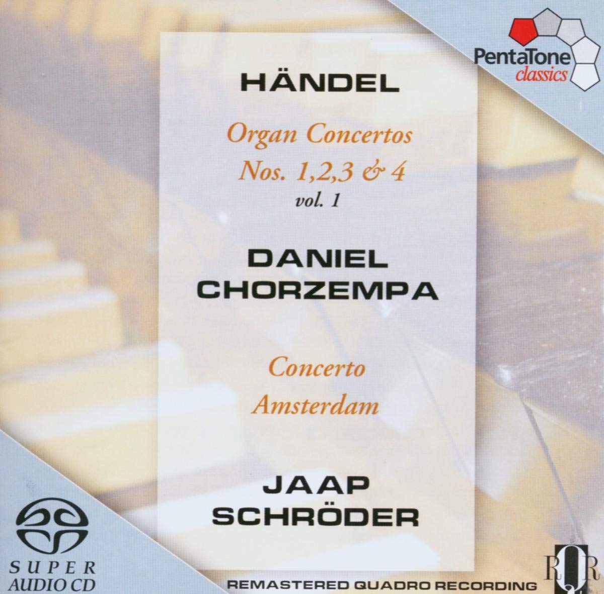 Organ Concertos [Audio CD] Chorzempa; Handel and Schröder, J.