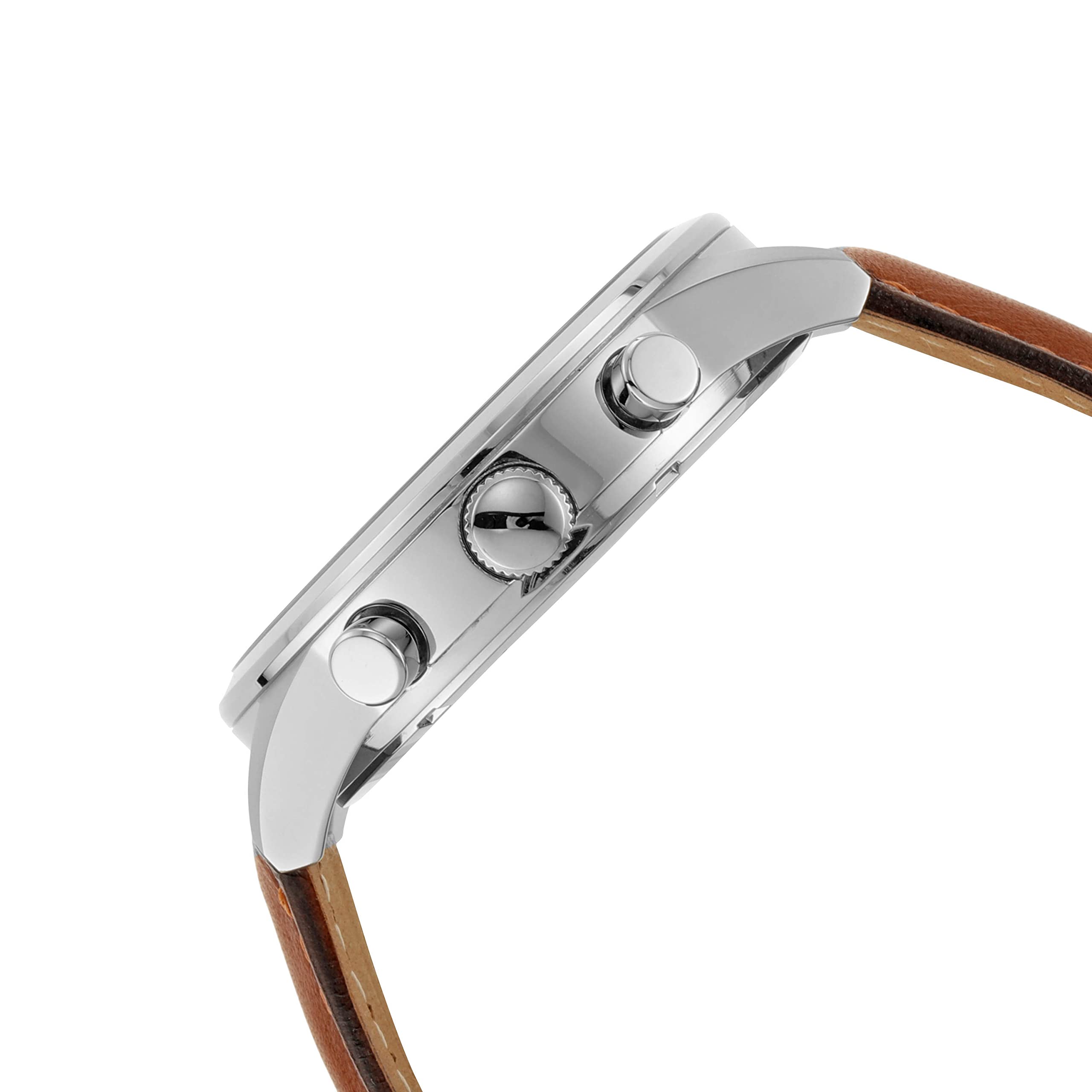 Fossil Flynn BQ2125 - Reloj cronógrafo (piel), color marrón