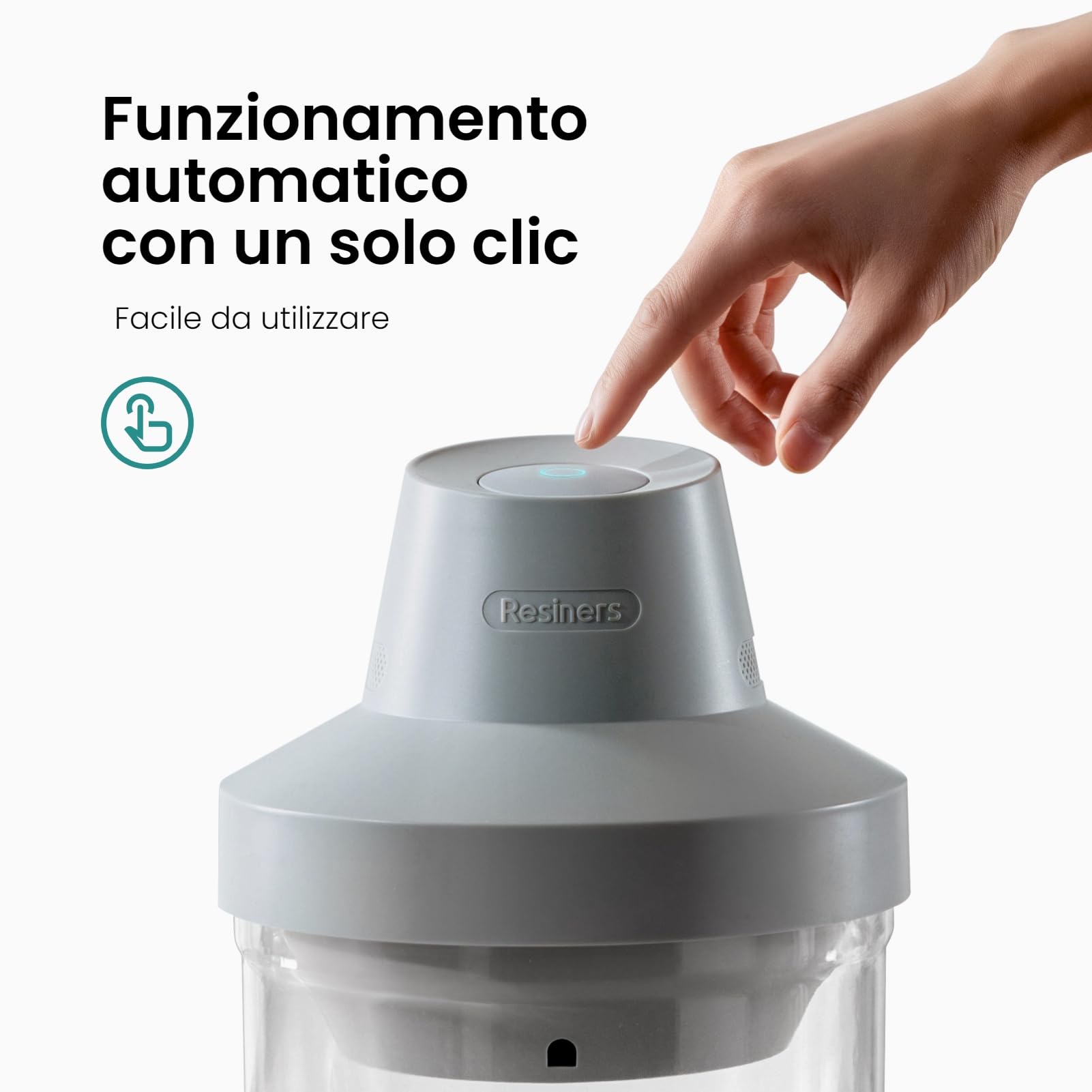 Resiners Rimozione bolle in resina, rimuove rapidamente il di bolle in 10 minuti, camera di degassamento sottovuoto -95kPa, macchina airless in resina epossidica di dimensioni compatte per