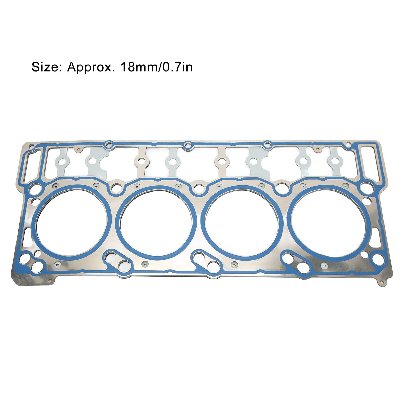 Junta de culata Torvex, sello de culata de motor de metal de 18 mm KC3Z-6051-A compatible con 6.0L 2003-2005