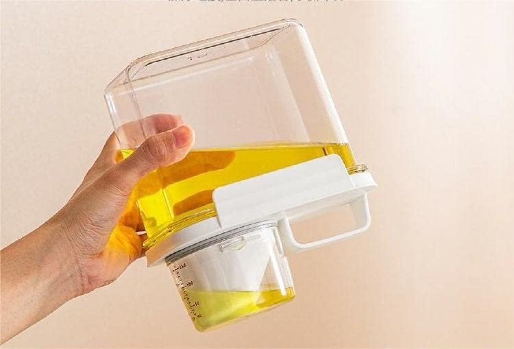 Rice bucket vacuum single person living rice storage container rice bucket with rice cylinder vacuum rice cylinder fashionable rice cylinder transparent (1800ML)