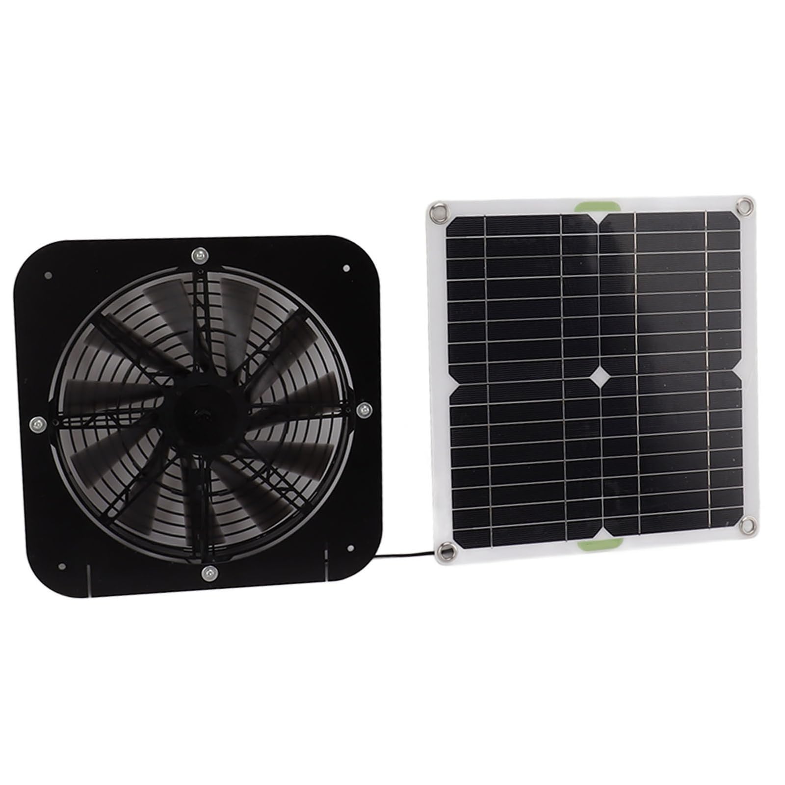 Weatherproof Waterproof Solar Panel Vent Fan Monocrystalline Exhaust Fan for Chicken Coops and Greenhouses Shed Pet House