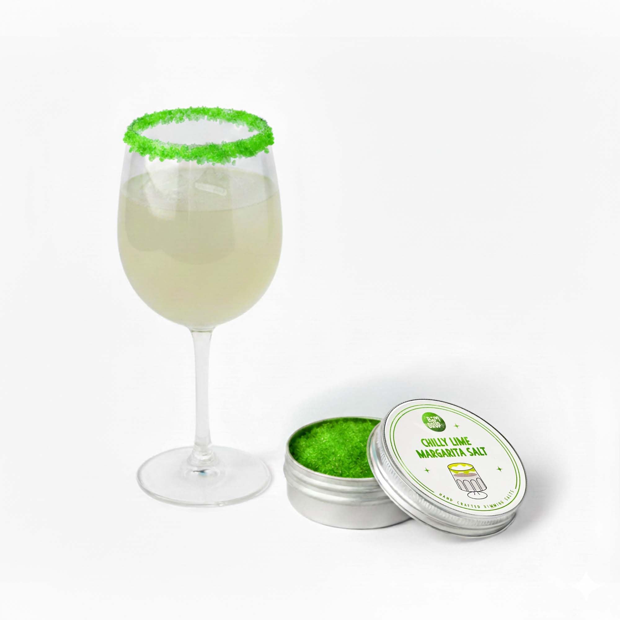 Bomdrop Chilli Lime Margarita Salt Hand Crafted Cocktai Salt| Cocktail Mix Salts | For Hotel Restaurant And Party |Refreshing Your Drink (100 Gm, Pack Of 1)