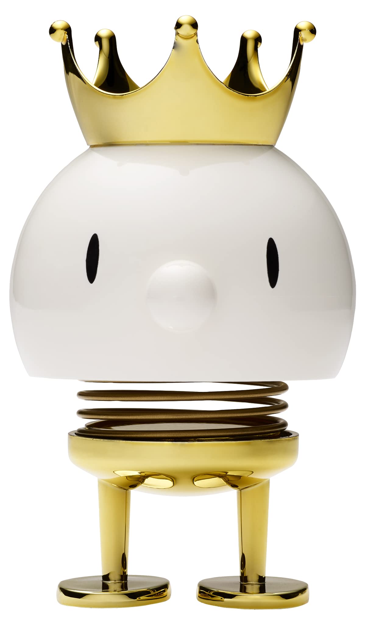 Hoptimist King Bumble White Medium Plastic Height 10 cm Diameter 7.5 cm