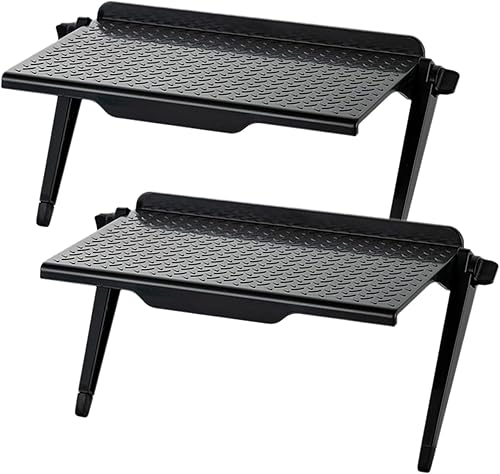 2 piezas de pantalla de TV estante superior para monitor de teléfono móvil/monitor de computadora/cajas multimedia/TV de pantalla plana (11.9