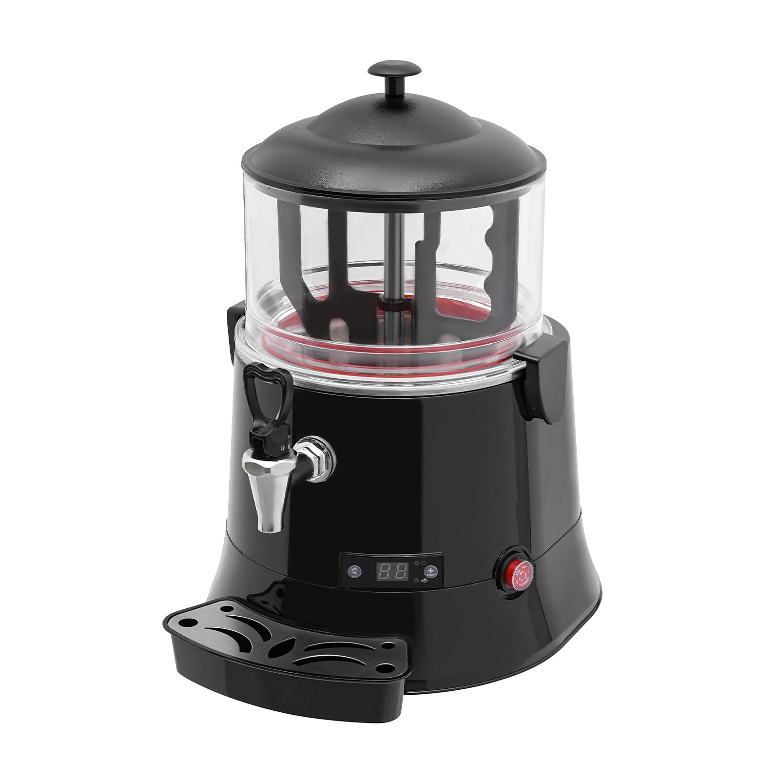 Machine à Chocolat Chaud électrique Commerciale pour Faire Fondre Le Chocolat, Chauffer et mélanger Le Chocolat Chaud, température réglable pour la Maison, Latte, Cappuccino, Choco