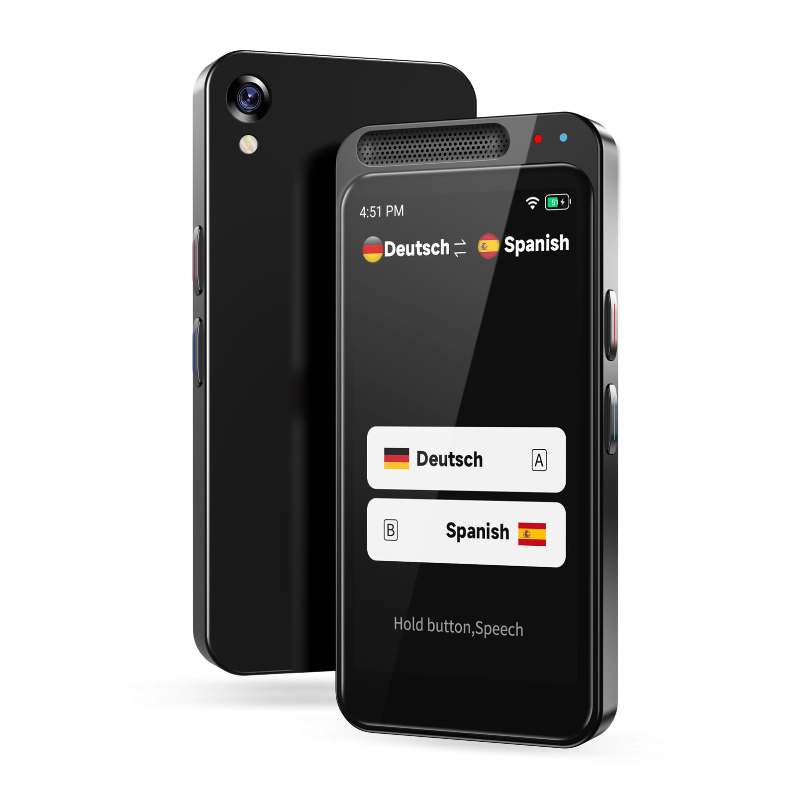 Sprachübersetzer Gerät Zwei-Wege-Smart-Übersetzer 150 Sprachen Online/Offline Z6S
