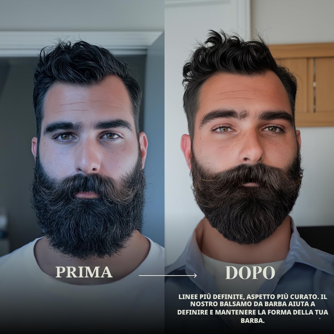 Striking Viking Balsamo per Barba da Uomo - Profumo di Sandalo, 2 Once (59,15 g) - Balsamo Condizionante per Barba Senza Risciacquo e Styling - Realizzato con Oli di Argan e Jojoba di Derivazione