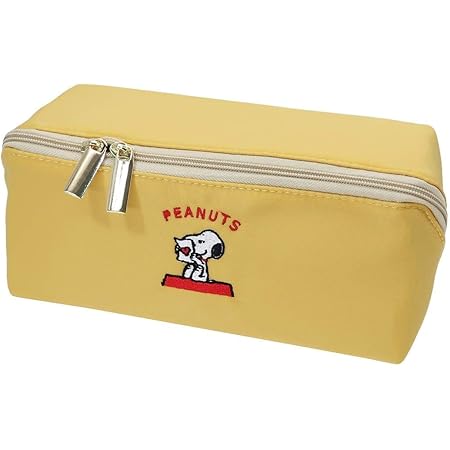 Amazon スヌーピー コスメポーチ Pacapo スクエアポーチ M イエロー ピーナッツ バッグ 財布 おもちゃ