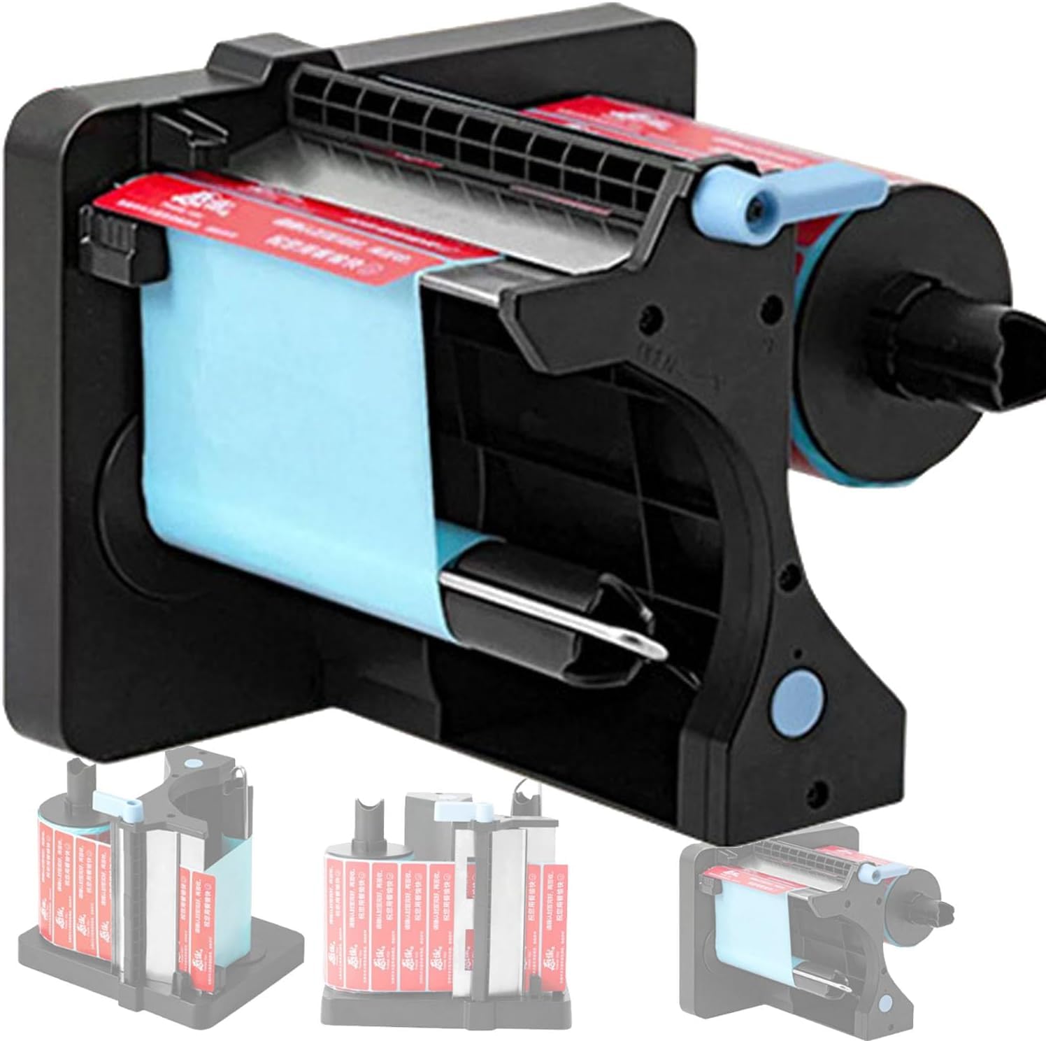 Distributore automatico di etichette, macchina spogliatrice elettrica per etichette, larghezza etichetta 20-130 mm e regolabile a 3 velocità, per etichette autoadesive/animali/PVC