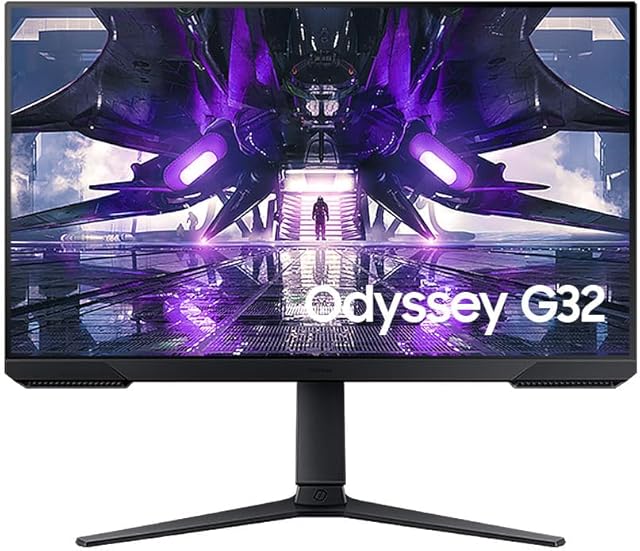 MONITOR GAMER SAMSUNG ODYSSEY G32A 27" FHD 165HZ 1MS AJUSTE DE ALTURA HDMI DP FREESYNC PRETO SÉRIE G32 LS27AG32ANLXZD - SAMSUNG