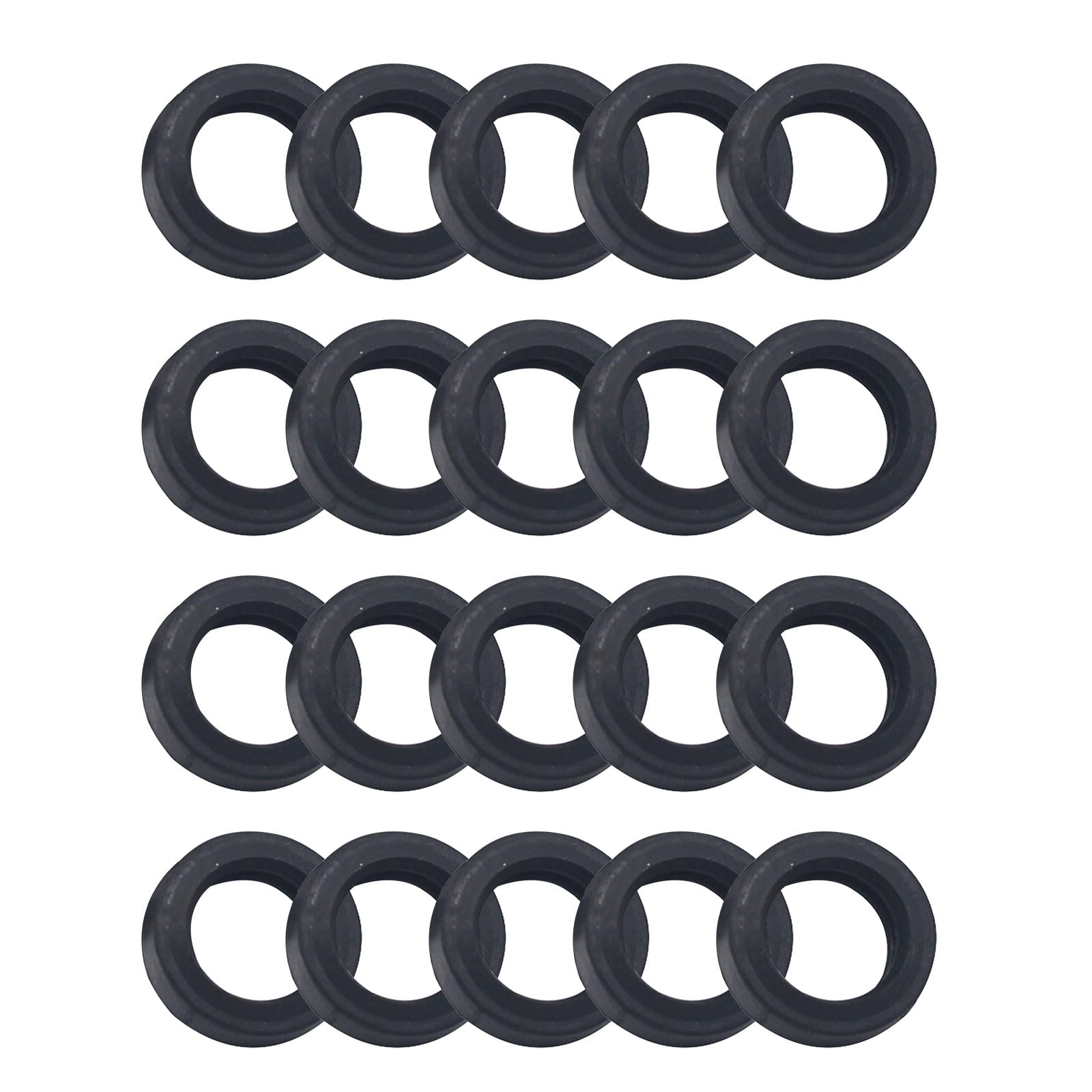 Rubber Gaskets Washer Rings Leakproof Silicone Gasket Rings Ensures a Secure Seal for Wall-Hanging Stove Rubber Washer