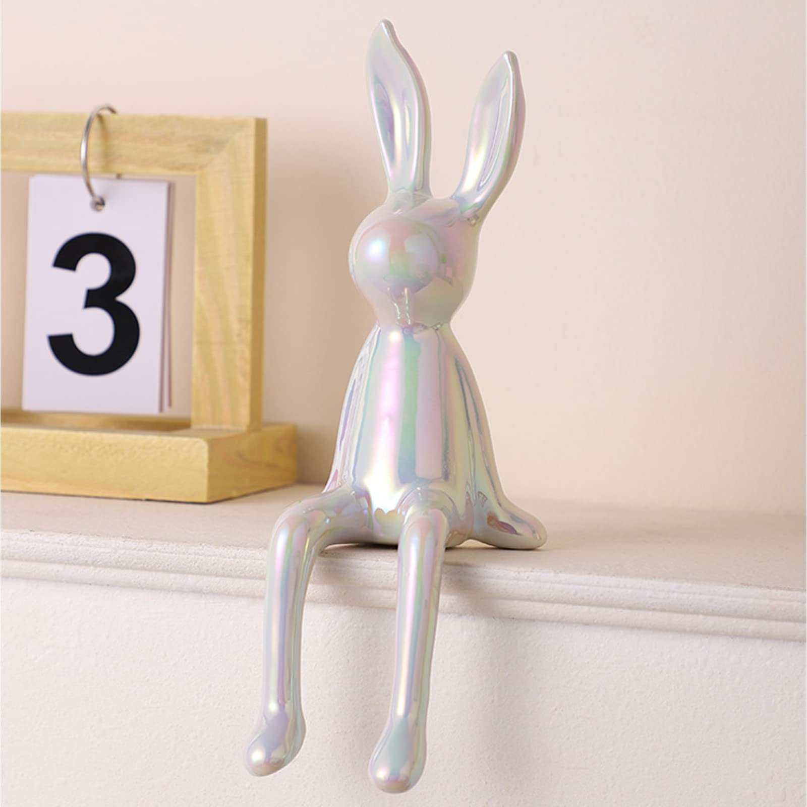 Amazon.com: Lifexquisiter Sitting Bunny Figurine Statue, Ceramic