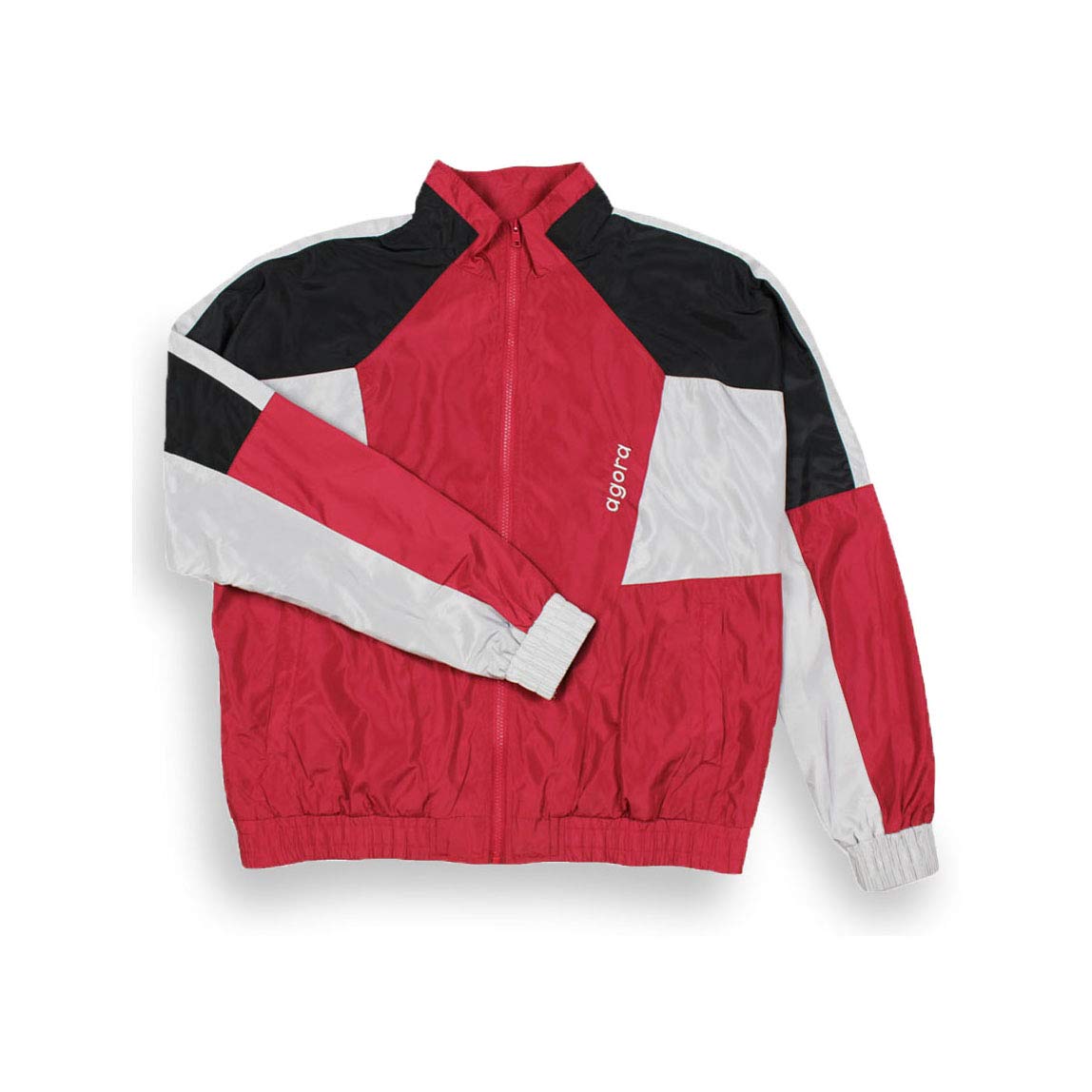 AGORAVanquish Burgundy Windbreaker Jacket