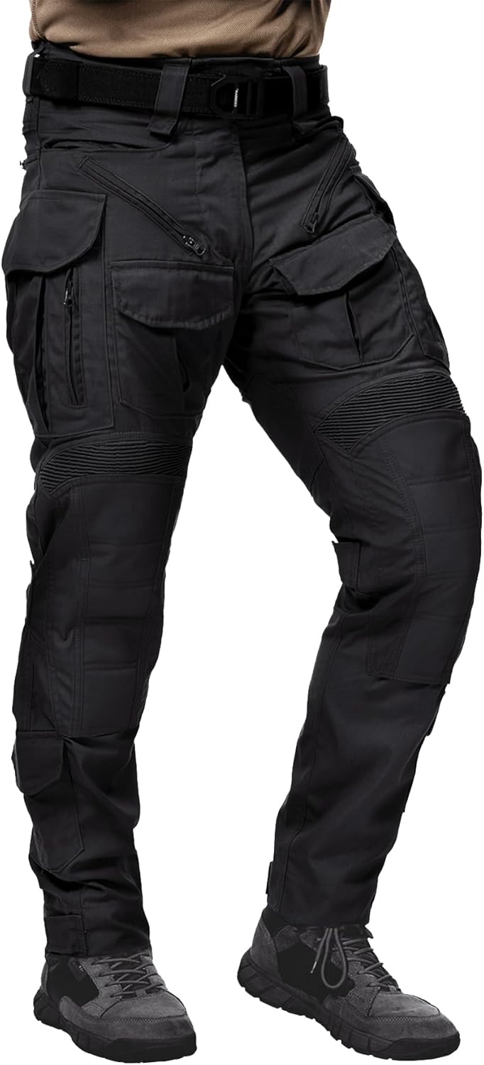 G5 Combat Pants Men's Tactical Trousers with Hidden Knee Pad Camo Tactical Gear for Airsoft Hunting Paintball