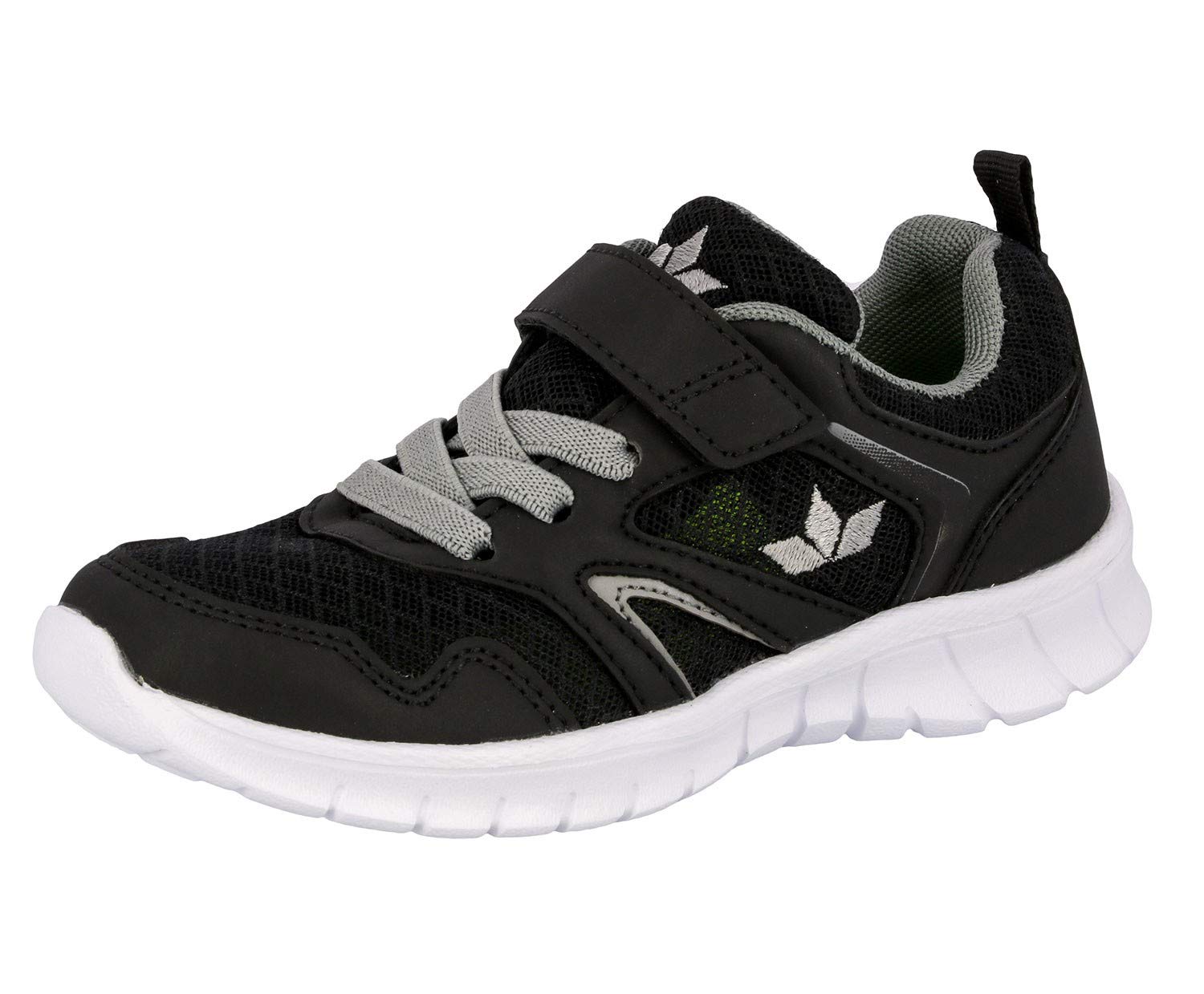 Lico Men's Skip Vs Sneaker, Schwarz Grau, 12.5 UK Narrow