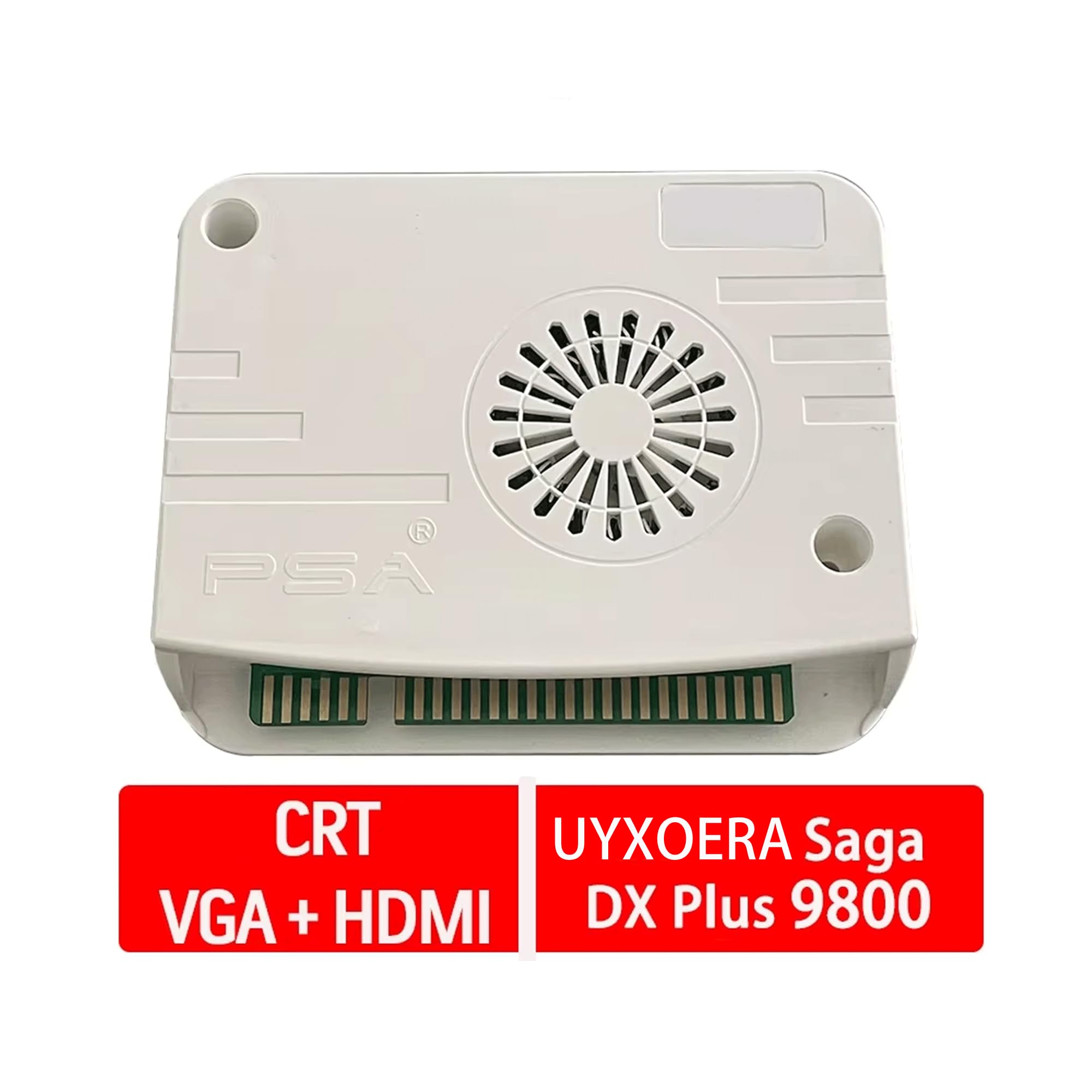 SAGA DX Plus Multi-Game System Arcade Jamma Board, 9800 in 1, VGA, compatibile HDMI, 3P, 4P, record punteggio alto, giochi 3D HD 1280x720P, uscita HDMI/VGA, supporto per 4 giocatori (CX2800)