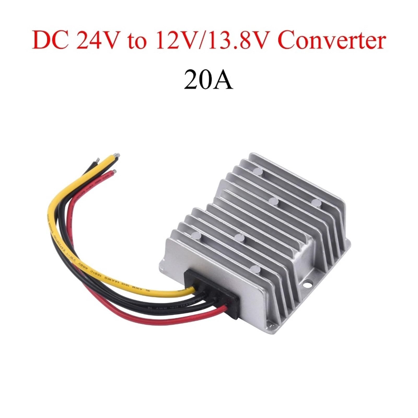 24V to 12V 13.8V 20A DC DC Step Down Power Converter Regulator Supply Module Voltage Power for Car(20A-24V-12V(240W))