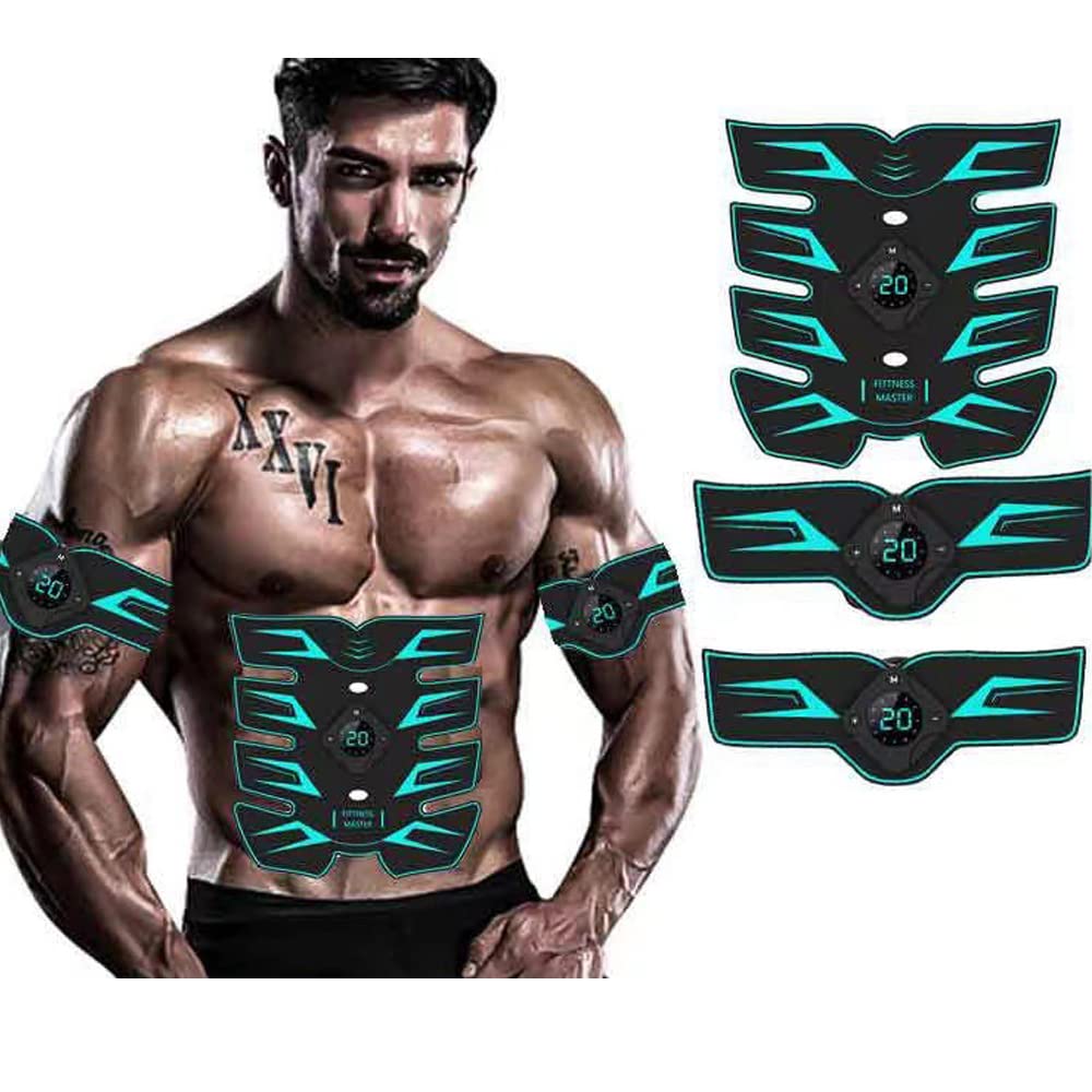 Entrenador Abdominal EMS de 12 Modos con Pantalla LCD Mejorada, estimulador Muscular magnético, Entrenamiento de Abdominales, Fitness, Gimnasio en casa, pérdida de Peso, adelgazami