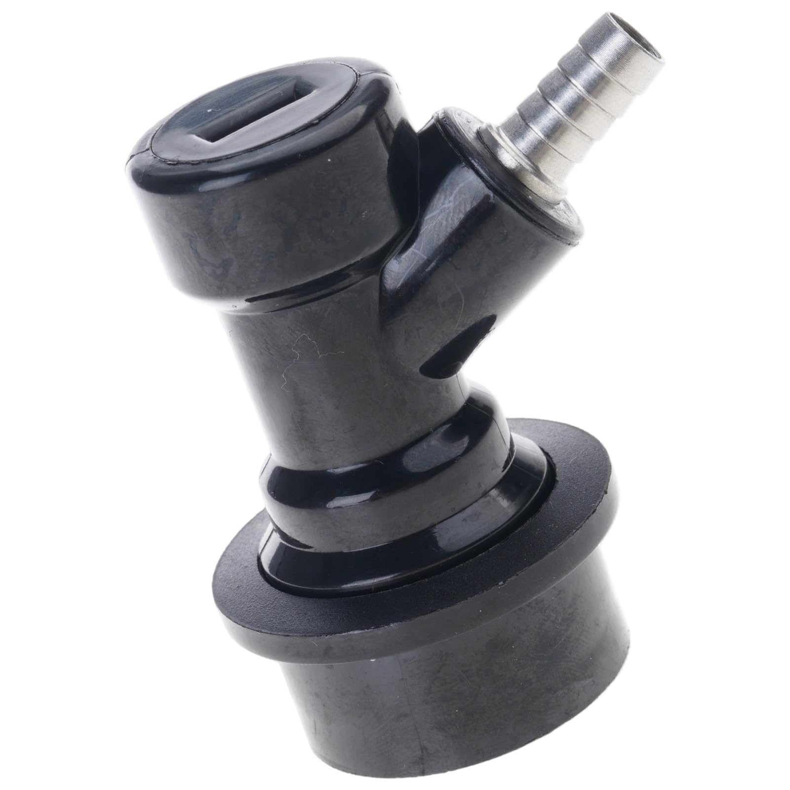 Hsioluted Quick Disconnect Couplers, Non-Rust Steel & ABS Fittings for Home Brewing Kegs with Easy Installation Compact Keg Fittings