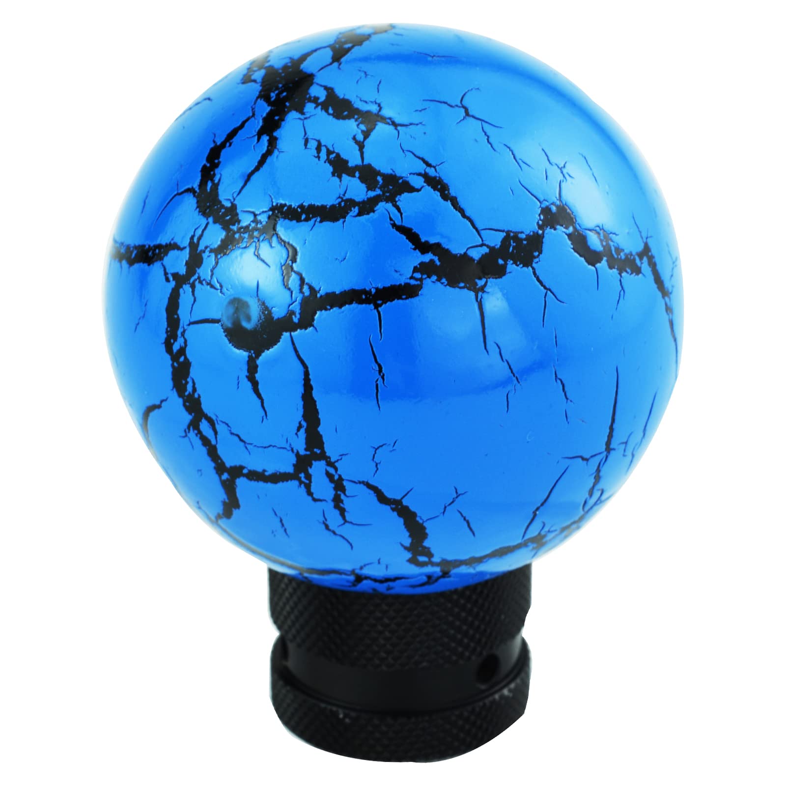 Temzzer Ball Resin Car Gear Lever Shifter knob Heavy Pattern Vehicle Stick Lever Head for Most Manual Automotive Vehicles (Blue)